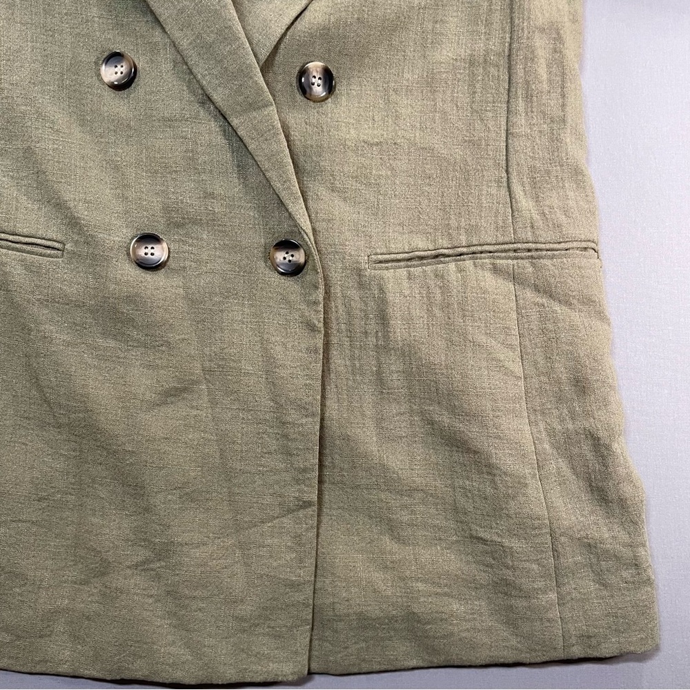 NWT H&M Lightweight Double Breasted Single Button Blazer Jacket - Womens Small - Picture 8 of 15